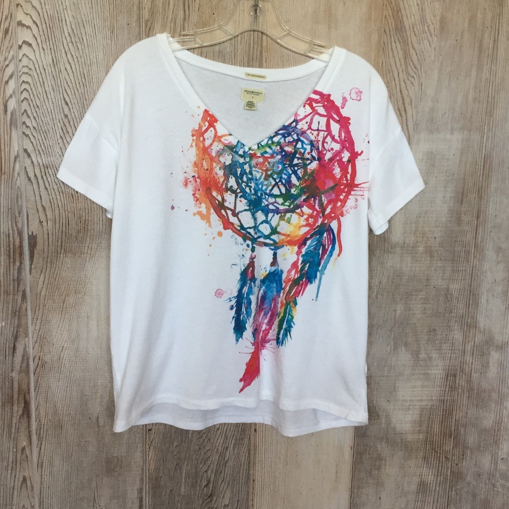 Denim & Supply V Neck T Shirt S